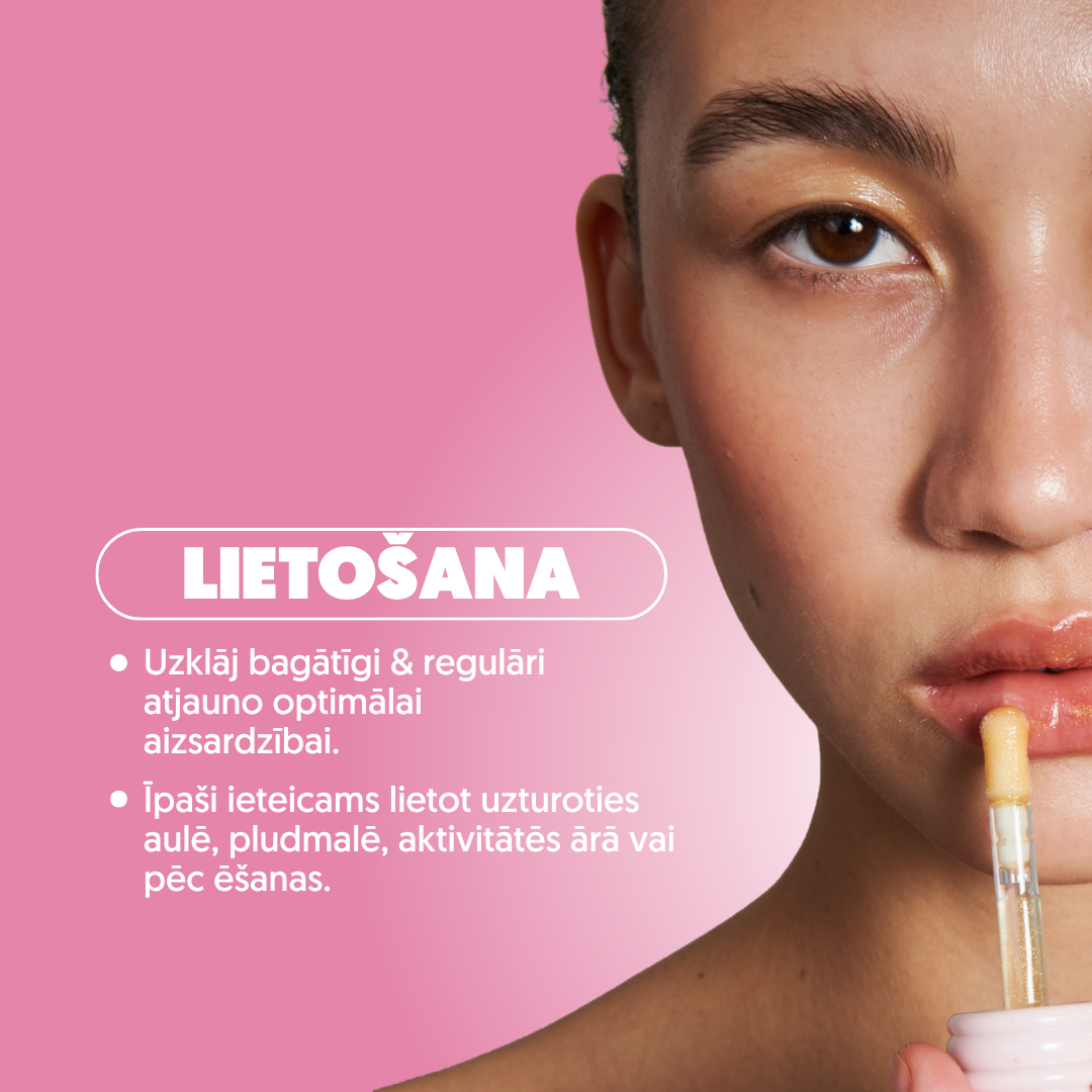 Honey Drip lūpu spīdums ar SPF 30