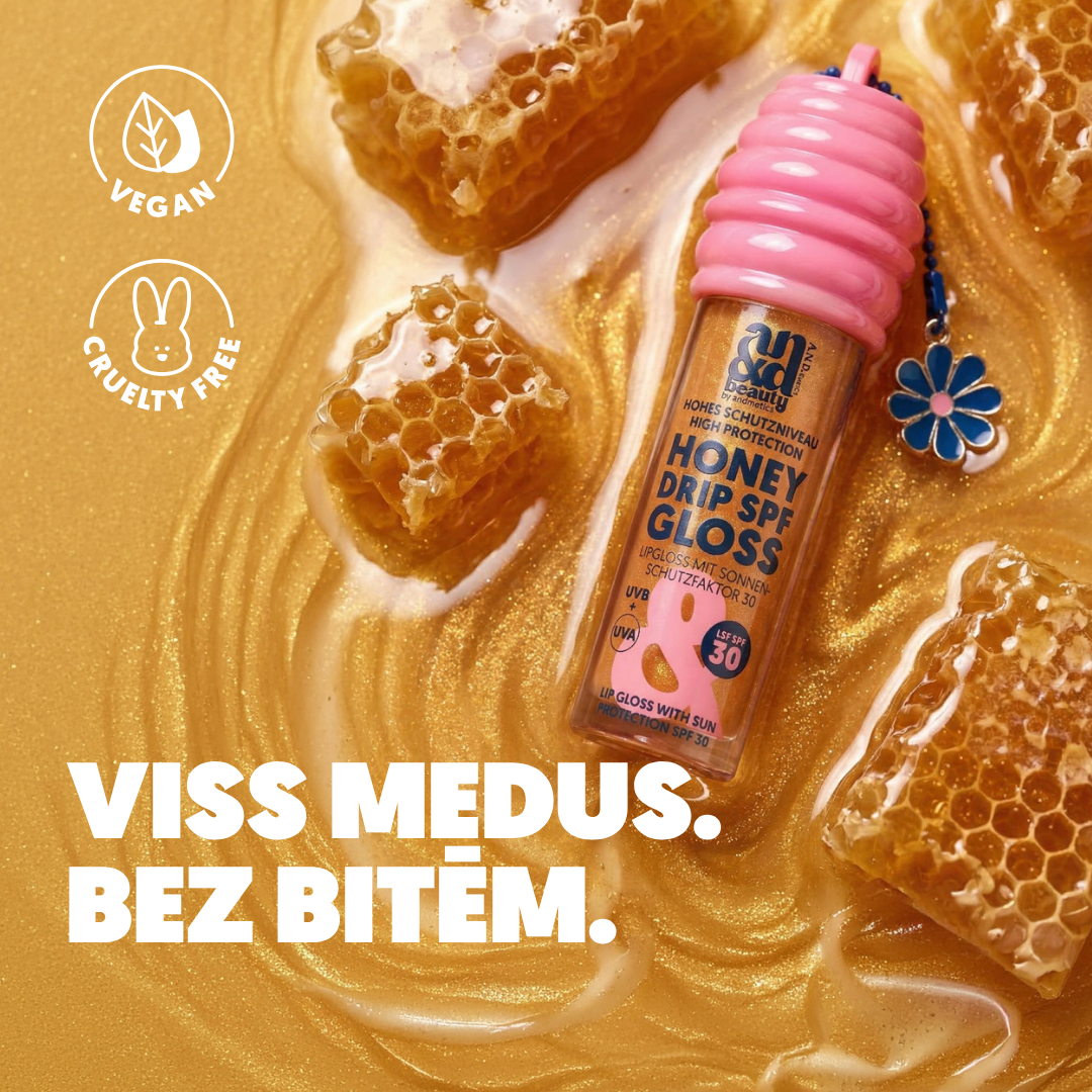 Honey Drip lūpu spīdums ar SPF 30