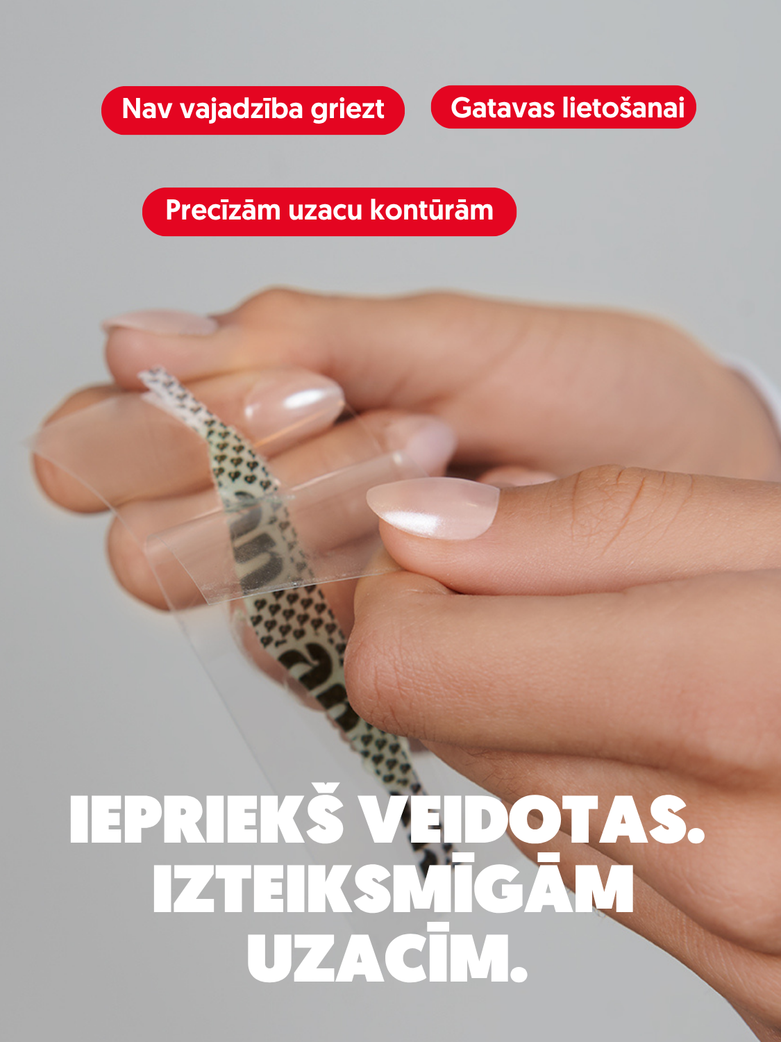 Vaska strēmeles uzacīm