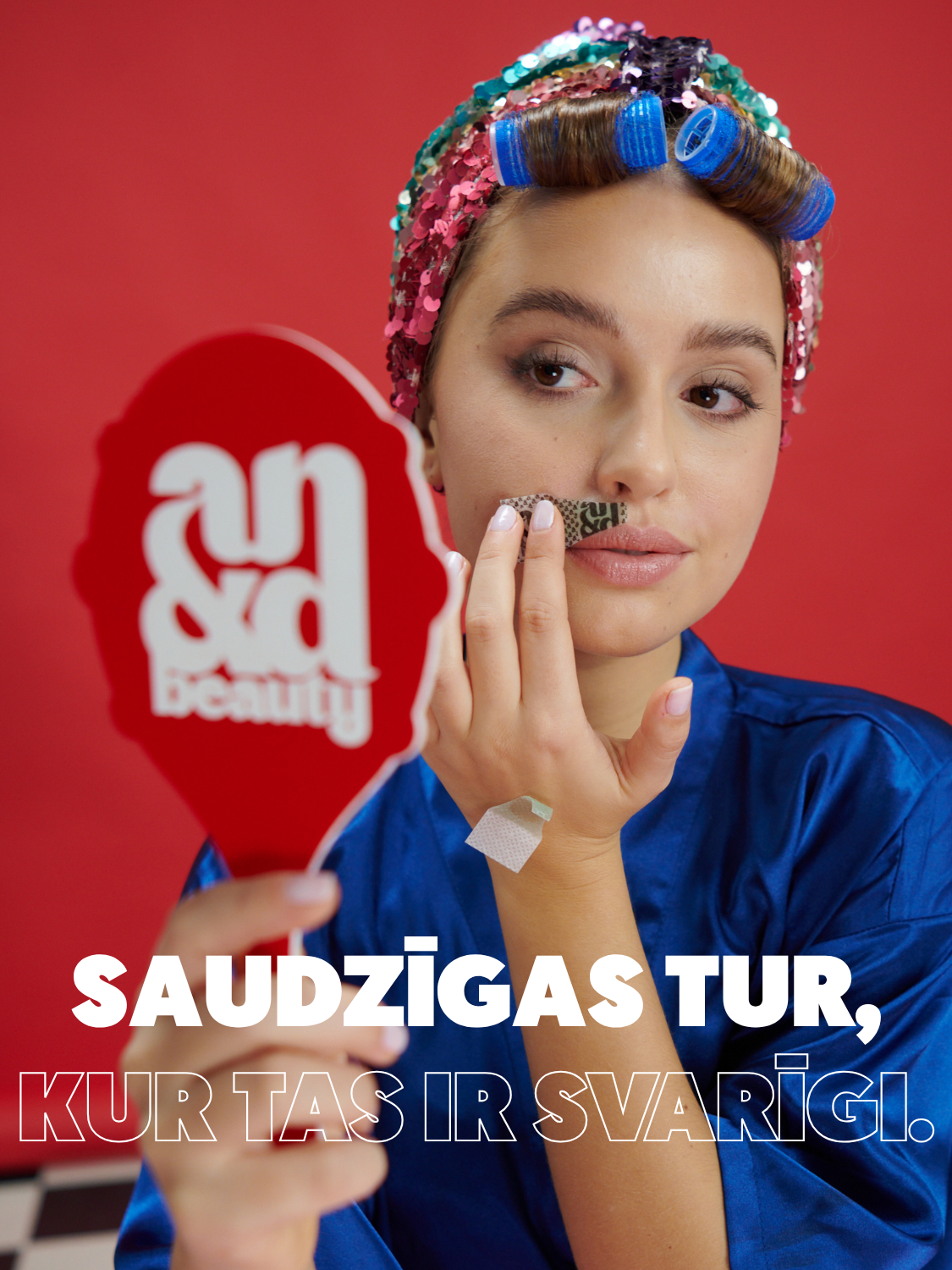 Vaska strēmeles augšlūpas zonai