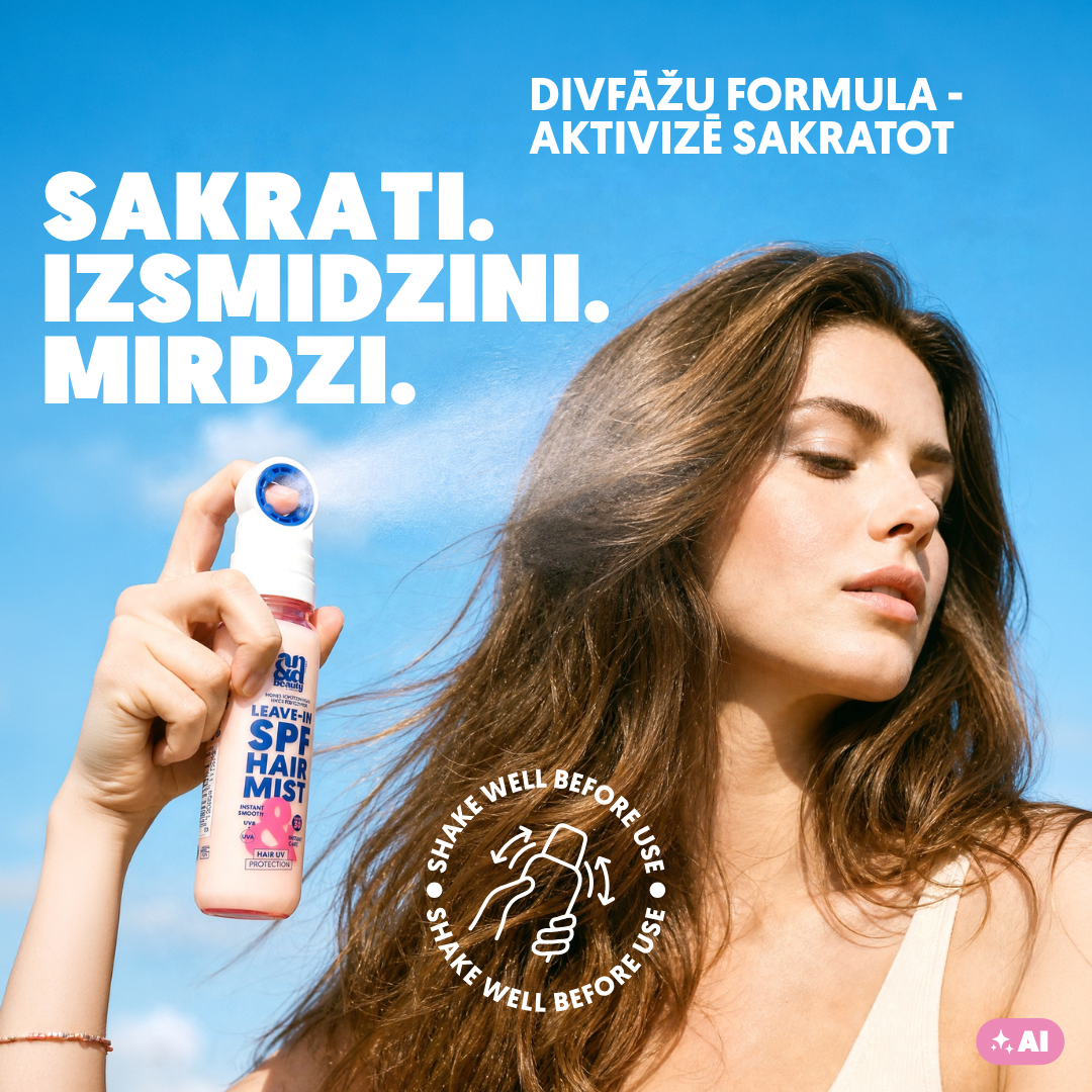 Aizsargājošs sprejs matiem ar SPF 30