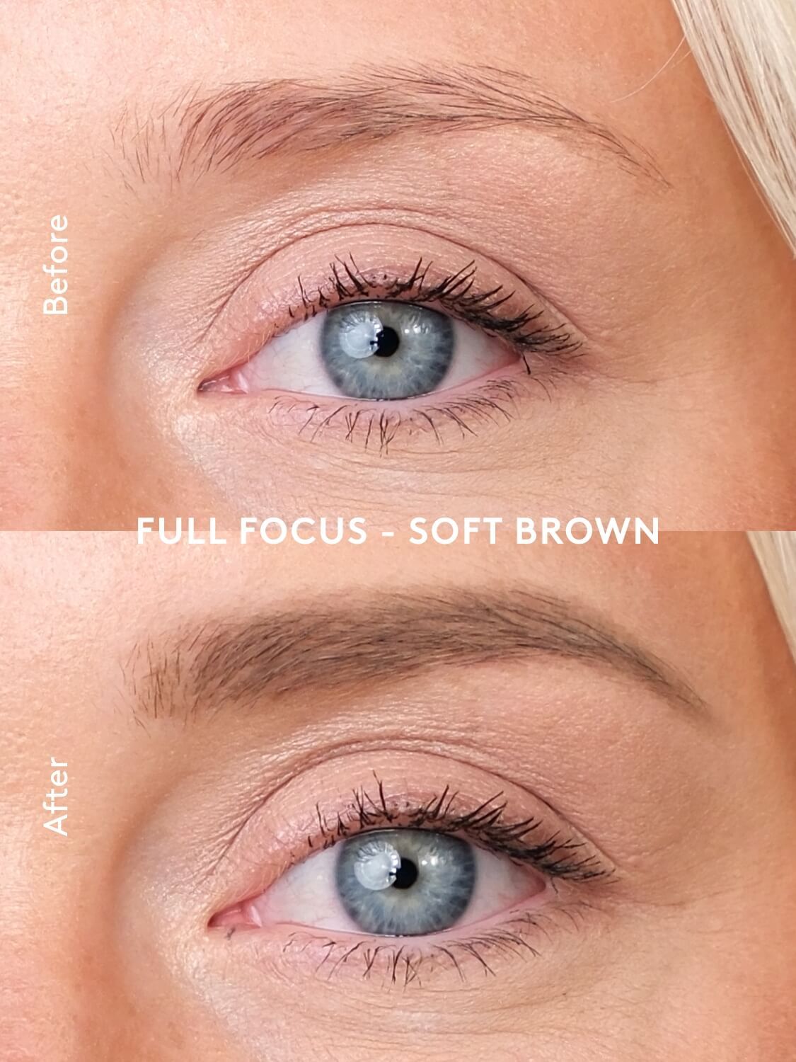 Full Focus uzacu zīmulis, Medium brown