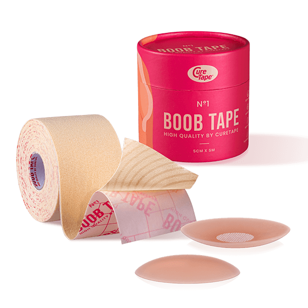 Teips krūtīm CureTape®, 5 cm x 5 m, bēšā krāsā