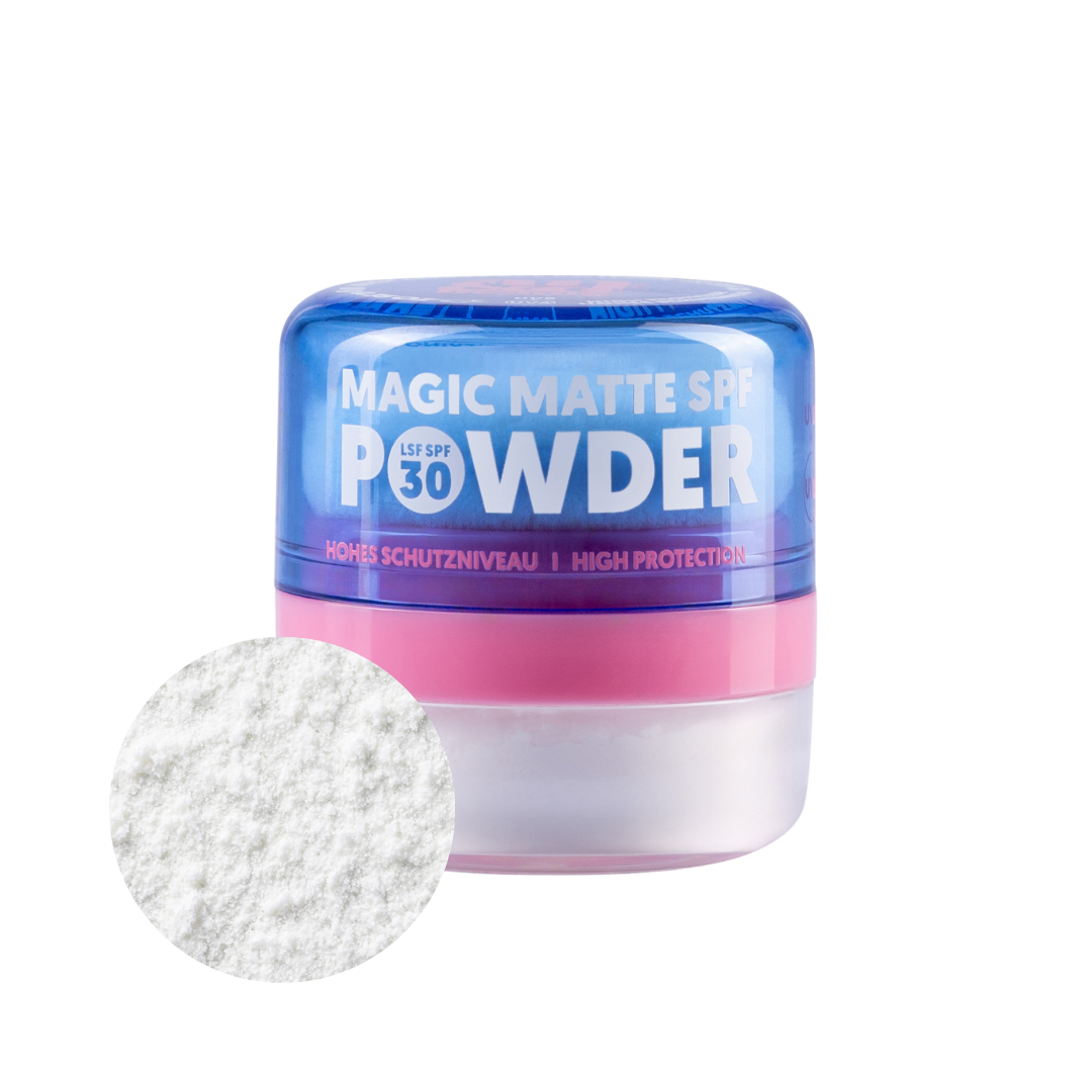 Magic Matte caurspīdīgs matējošs pūderis ar SPF 30
