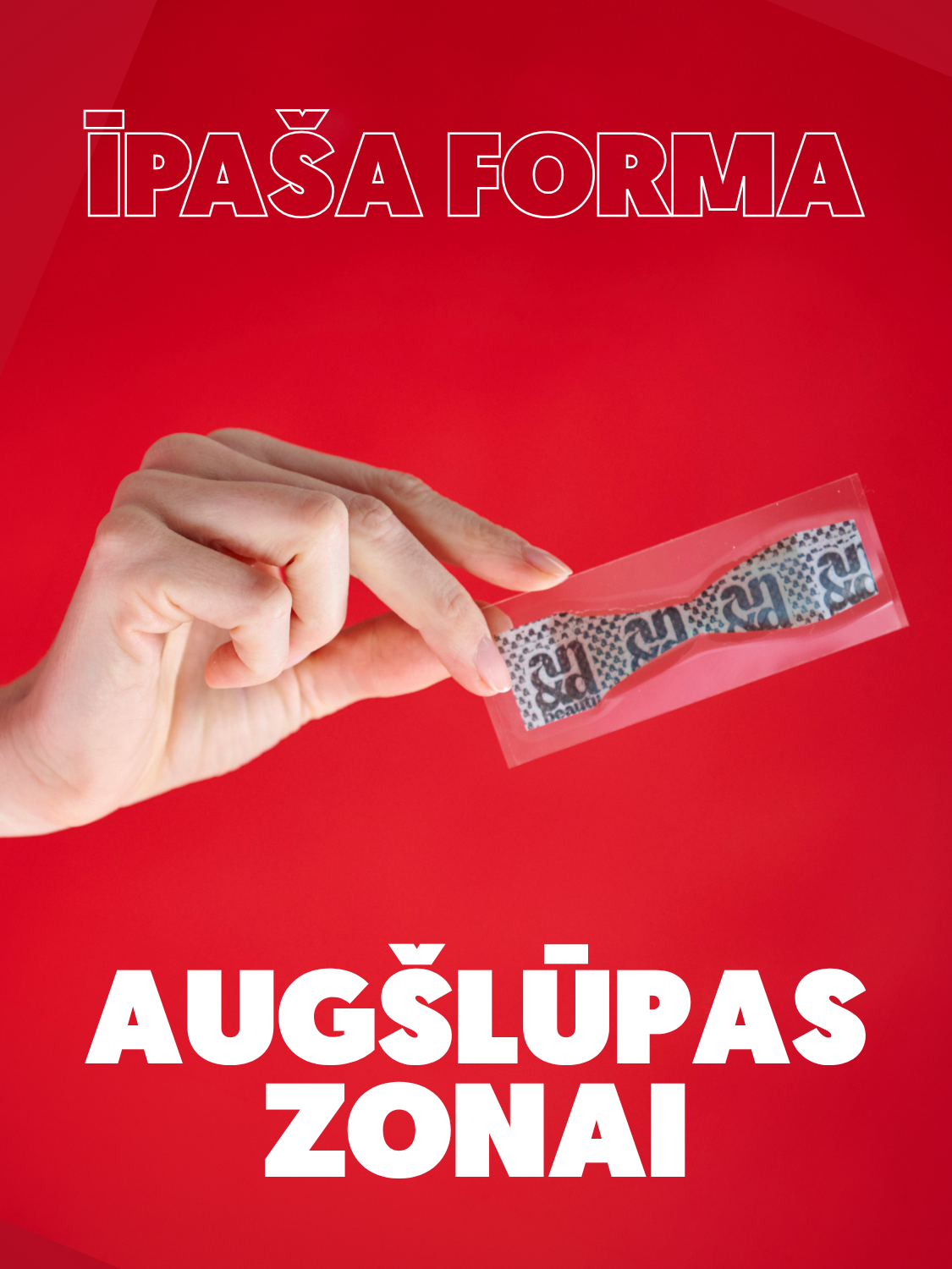 Vaska strēmeles augšlūpas zonai