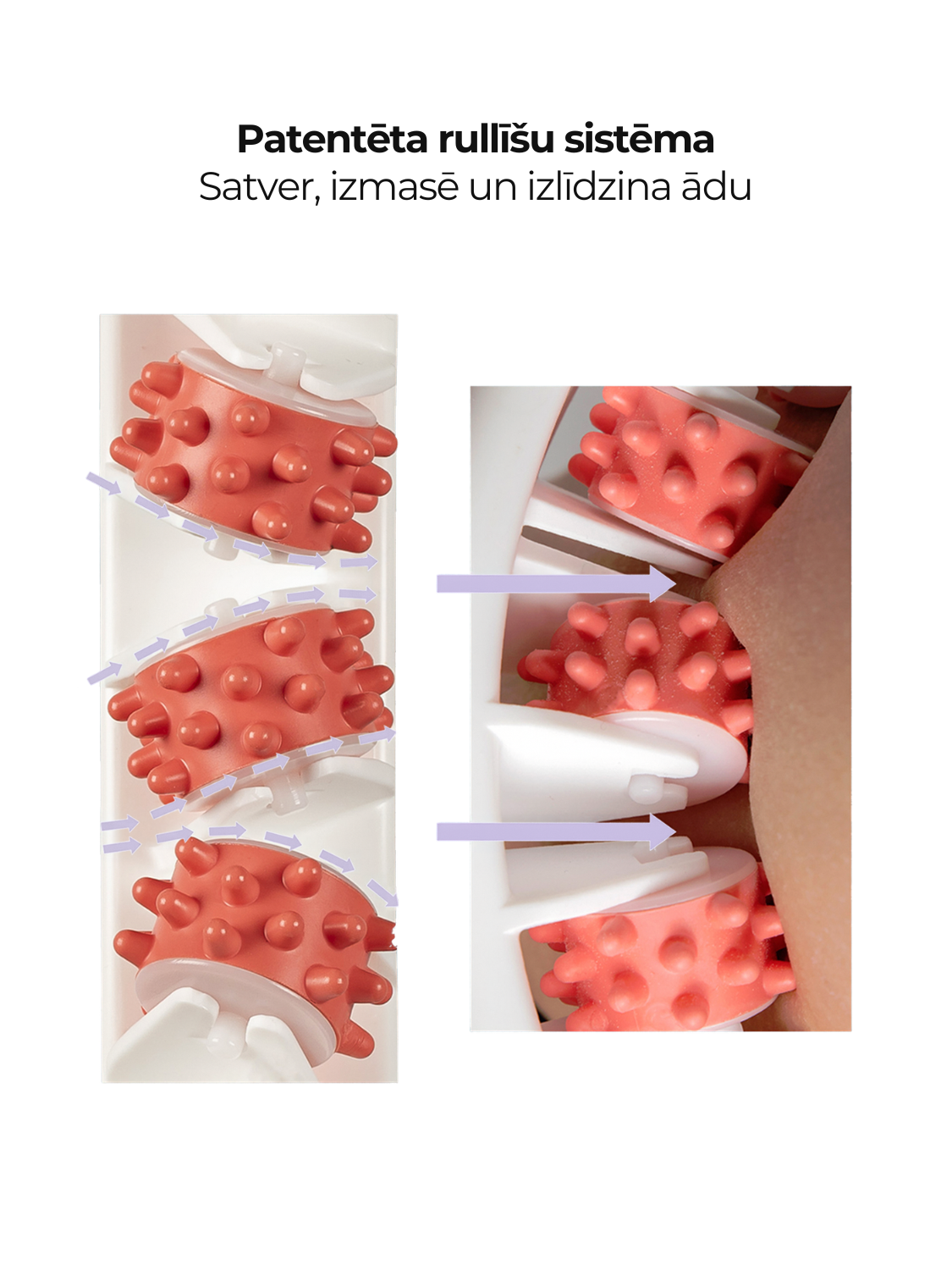 Pretcelulīta masāžas rullis
