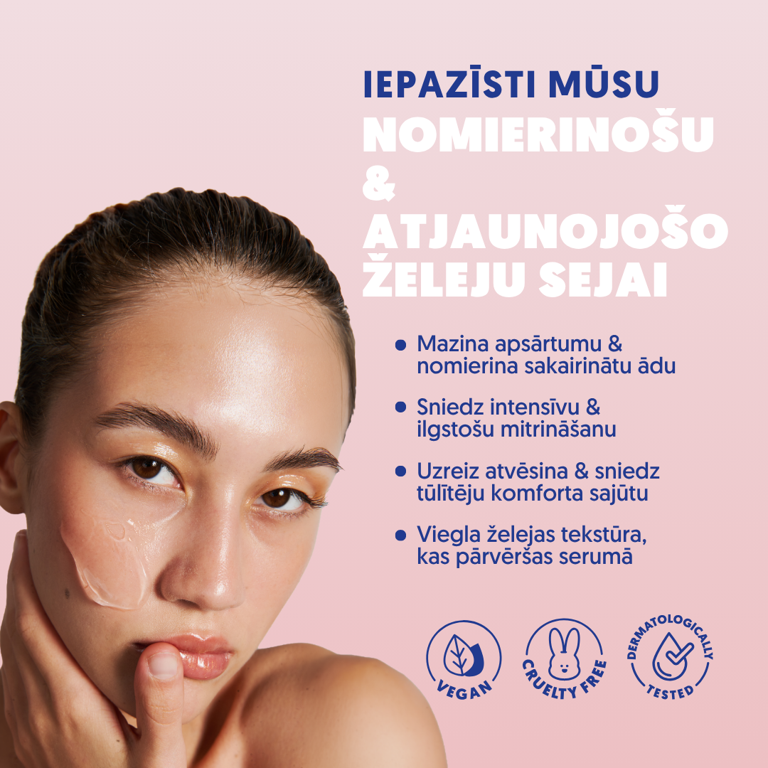 Nomierinoša un atjaunojoša želeja sejai