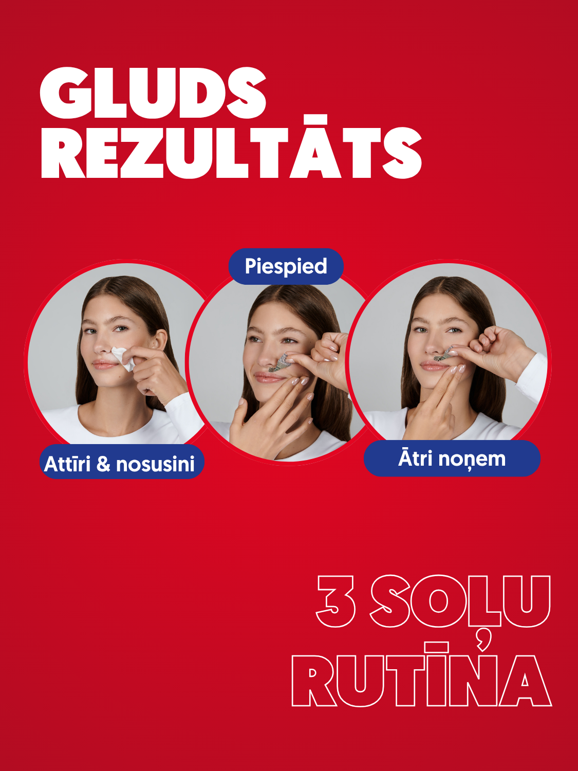 Vaska strēmeles augšlūpas zonai